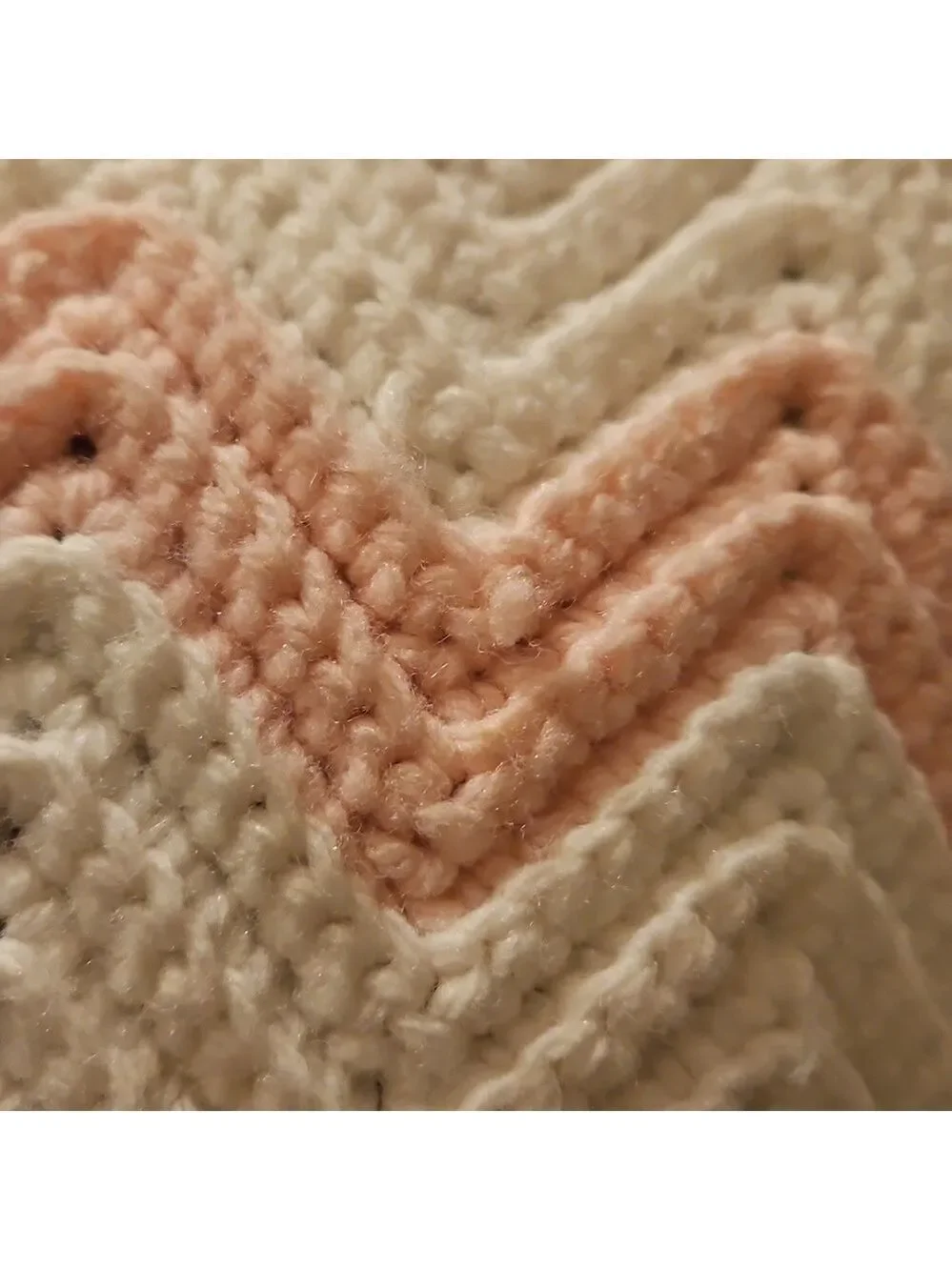 Handmade chevron patterned